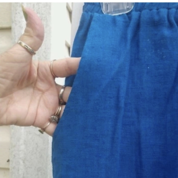 Women's Linen Bermuda Shorts Medium - Picture 5 of 6